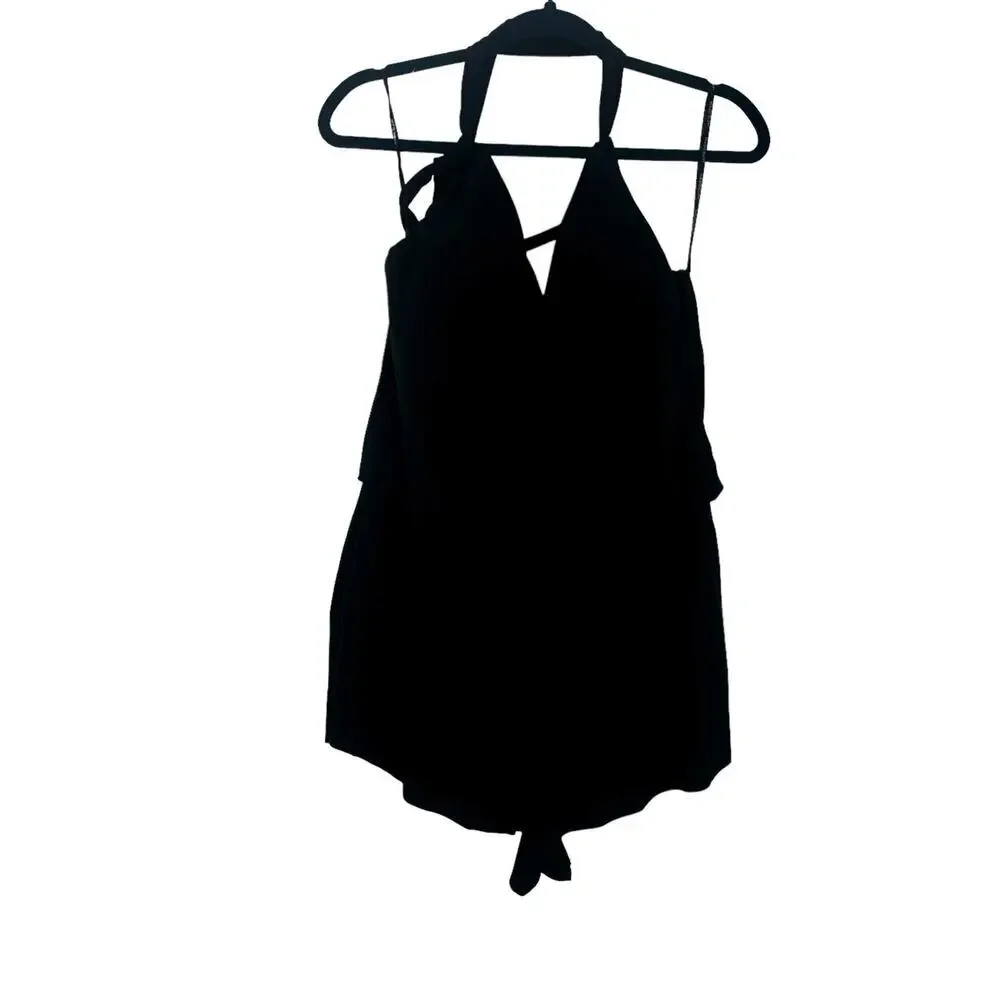 NEW MAGICSUIT Solids Marisa Romper One-piece In Black Swimsuit Size 12 NWOT